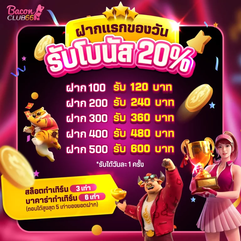 ฝากแรกของวัน รับโบนัส 20 (1)